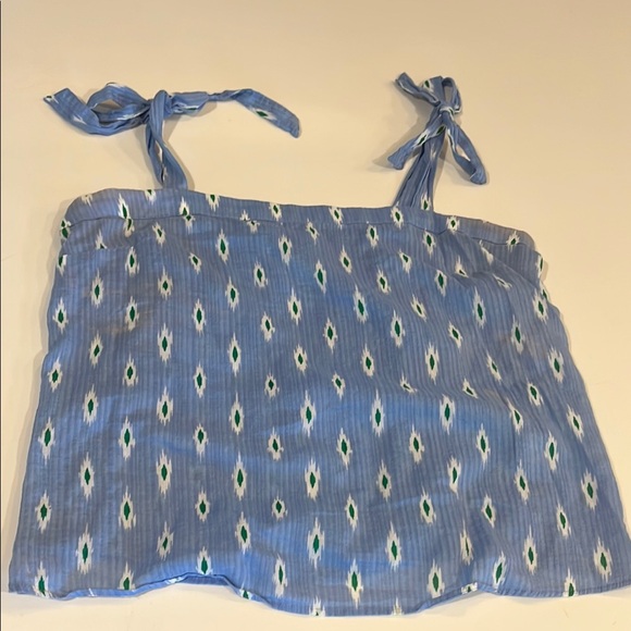 J.Crew shoulder tie top - Picture 1 of 4